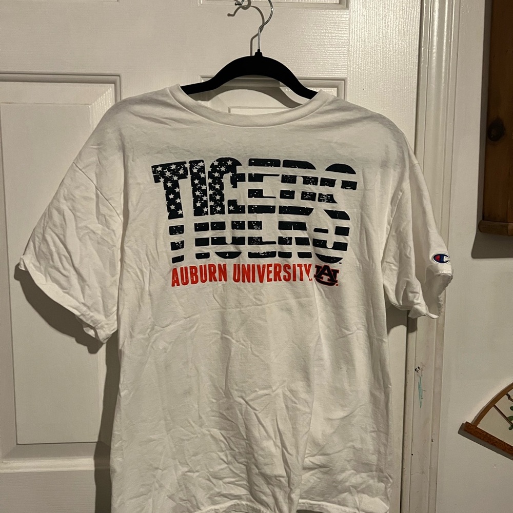 Champion White Auburn University Tigers Tee